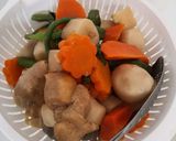 お節の煮しめで簡単チキンカレー作り方1写真