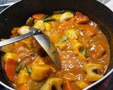 お節の煮しめで簡単チキンカレー作り方5写真