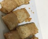 余った餃子の皮で手抜き春巻き作り方7写真