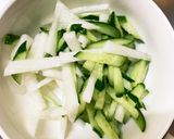 隙間埋めきな粉味噌ゴマドレ味彩大根サラダ作り方2写真