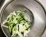 隙間埋めきな粉味噌ゴマドレ味彩大根サラダ作り方4写真