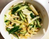 隙間埋めきな粉味噌ゴマドレ味彩大根サラダ作り方6写真