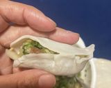水をつけない餃子の包みかた作り方3写真