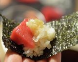 脂の乗った本鮪の赤身やトロにおろしポン酢作り方1写真
