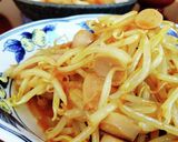 もやしwithソーセージのカレー和え。作り方5写真