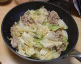 豚肉とキャベツの、うまみそ酢炒め作り方11写真