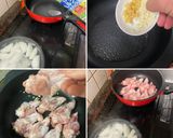 鶏手羽元と　大根の炊いたん作り方4写真