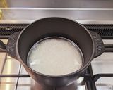 黒いサヴァ缶とストウブでガーリック飯作り方1写真