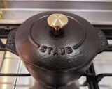 黒いサヴァ缶とストウブでガーリック飯作り方6写真