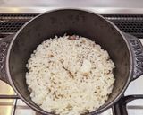 黒いサヴァ缶とストウブでガーリック飯作り方7写真