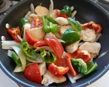 鶏むね肉と彩り野菜のチリソース作り方3写真