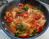 鶏むね肉と彩り野菜のチリソース作り方6写真