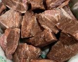 牛頰肉赤ワイン煮★本格　牛頰肉のシチュー作り方3写真