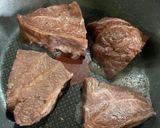 牛頰肉赤ワイン煮★本格　牛頰肉のシチュー作り方4写真