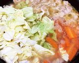 市販ラーメンで簡単！白菜の鶏バター鍋作り方8写真