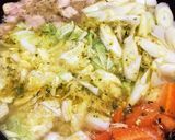 市販ラーメンで簡単！白菜の鶏バター鍋作り方10写真