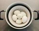 レンジで超お手軽！二色の綺麗な錦卵！作り方1写真