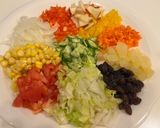 キヌアサラダ！野菜と果物がいっぱい♪作り方2写真