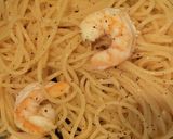 エビ＆レモンのガーリックパスタ作り方6写真