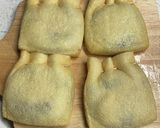 あんこ餅パイ風　焼き巾着作り方4写真
