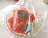 レンジで10分☆材料3つで無水シチュー作り方3写真