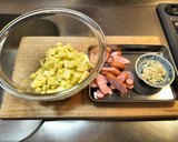 ★５　新ジャガとソーセージのチーズ焼き作り方1写真