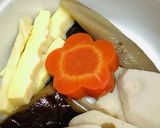おせちの残りで具沢山茶わん蒸し作り方1写真
