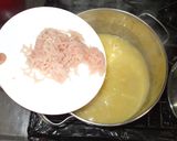 鶏肉クリームコーンスープ♪簡単むくみ薬膳作り方4写真