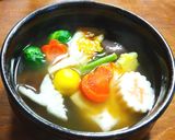 野菜のお雑煮　鶏と鰹の合わせだし作り方6写真