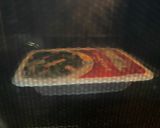 ②ファミマ商品で・たこ焼きバーガー作り方3写真