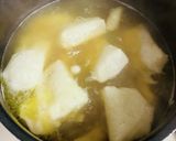鶏とごぼうのお雑煮〜コンソメ風味〜作り方5写真