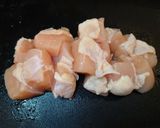 簡単☆お手軽鶏肉のカレー炒め丼♩作り方3写真