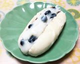 黒豆で包まない塩豆大福米粉パン作り方5写真