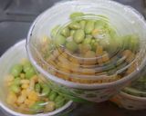 ハッピーセットアレンジ 枝豆コーンごはん作り方1写真