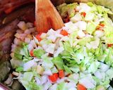 野菜たっぷりミネストローネ風。作り方4写真