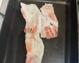【朝食】きんぴらと豚肉チーズのおにぎらず作り方1写真