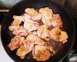 簡単☆若鶏のクリーム煮作り方1写真