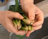 ほうれん草のなめ茸あえ作り方1写真