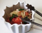 スモークサーモンと玉ねぎのマリネ作り方4写真