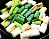 深谷ねぎの蒸し焼き・バター醬油作り方3写真