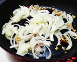 きのこ2種のパスタ。作り方3写真