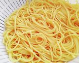 きのこ2種のパスタ。作り方6写真