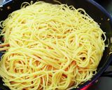きのこ2種のパスタ。作り方7写真