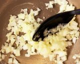 ベーコンとキノコの豆乳グリーンリゾット作り方2写真