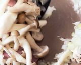 ベーコンとキノコの豆乳グリーンリゾット作り方3写真