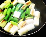 深谷ねぎの蒸し焼き・バター醬油作り方5写真