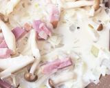 ベーコンとキノコの豆乳グリーンリゾット作り方4写真