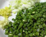 さやいんげん・豚挽き肉　ドライカレー作り方1写真