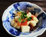 いくらと長芋の出汁醤油和え作り方3写真