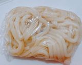 レンジで5分！ベーコンきのこ豆乳うどん作り方1写真